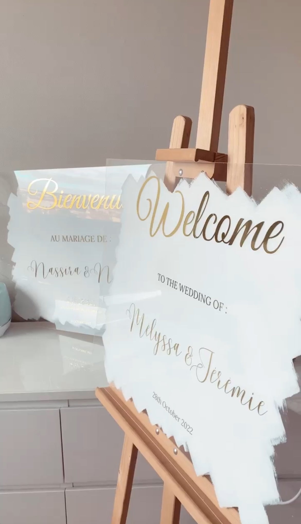 Plexiglass Bienvenue (Uniquement sur Lyon)